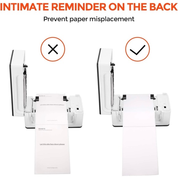 MUNBYN Bluetooth/USB Thermal Shipping Label Printer, Roll holder, Label paper - Picture 11 of 11